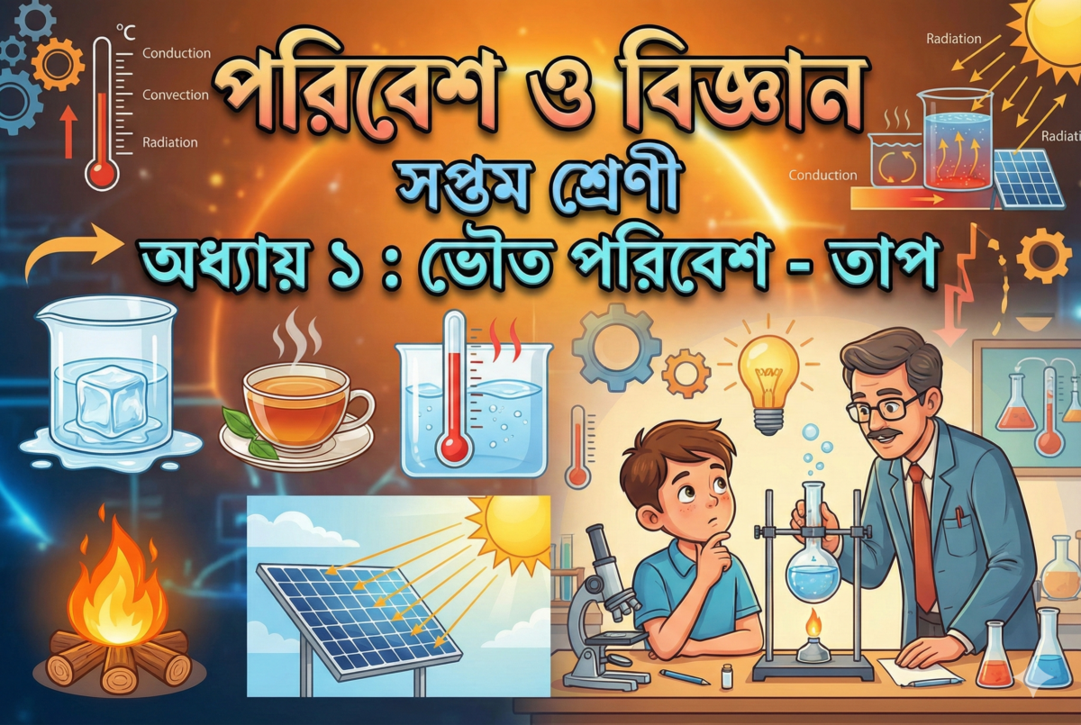 পরিবেশ ও বিজ্ঞান | সপ্তম শ্রেণী | অধ্যায় ১ : ভৌত পরিবেশ – তাপ
