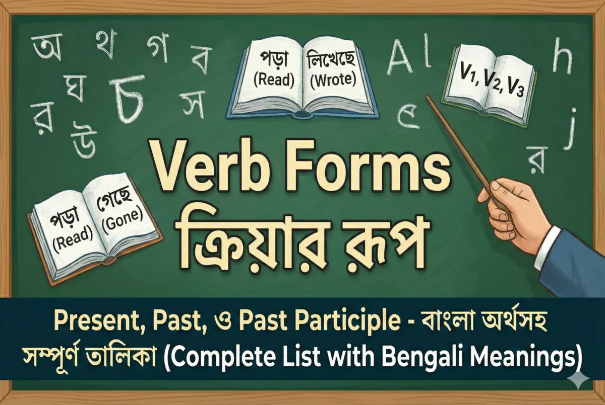 Verb Forms (ক্রিয়ার রূপ) - Vision Institute